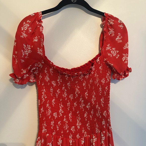 Reformation Floral Midi Dress, Size XL - Picture 2 of 8